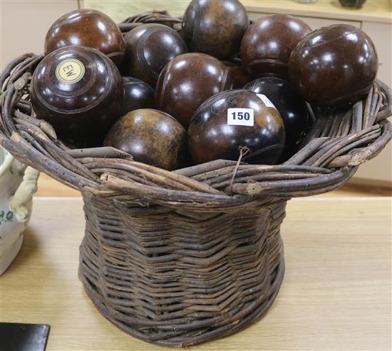 A Basket of bowling balls (20)